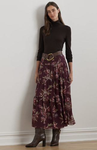 Floral maxi skirt from Ralph Lauren